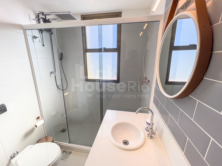 Maravilhosa Vista Frontal Mar e Muito Conforto no Apart Hote