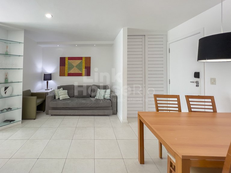 Lanai Apart Hotel com Vista Lateral Mar no Posto 2 da Barra