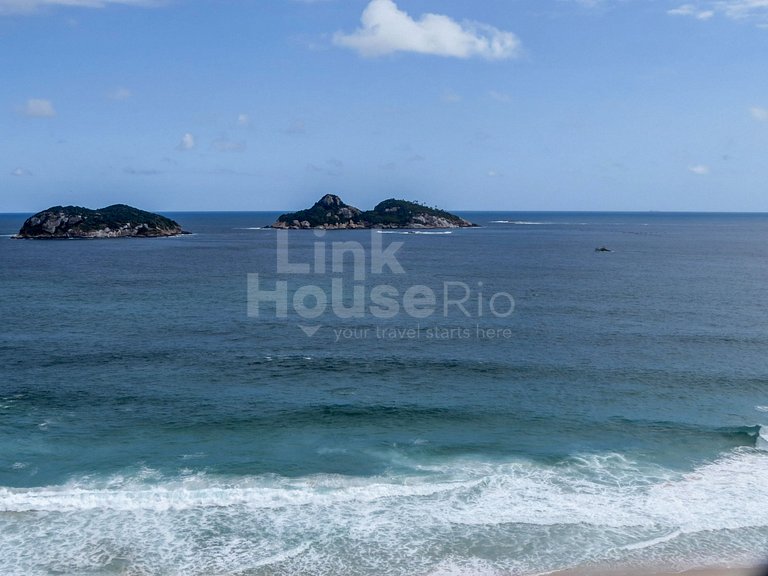 Apart Hotel Barra Leme con Maravillosa Vista Mar B1-002