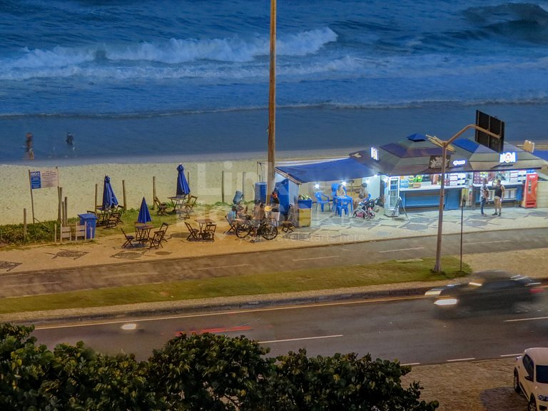 Maravilhosa Vista Frontal Mar e Muito Conforto no Apart Hote