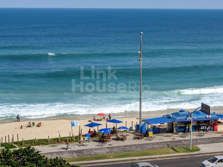 Maravilhosa Vista Frontal Mar e Muito Conforto no Apart Hote