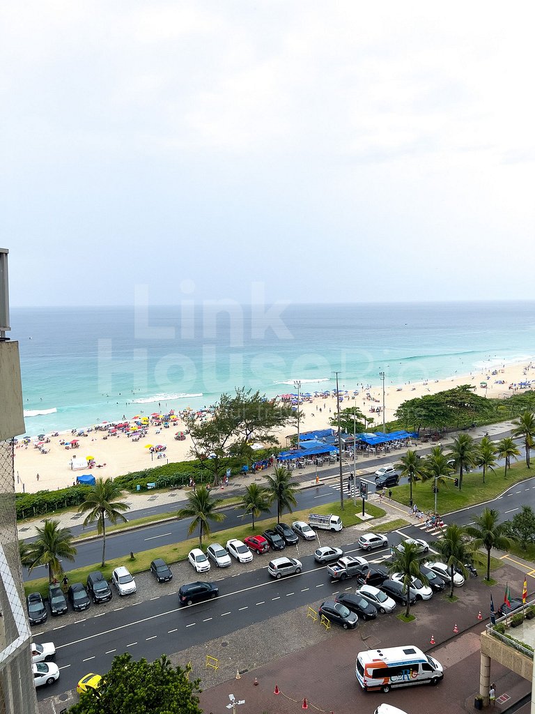 Apart Hotel Barra Palace com Vista Mar e Varanda B1-004