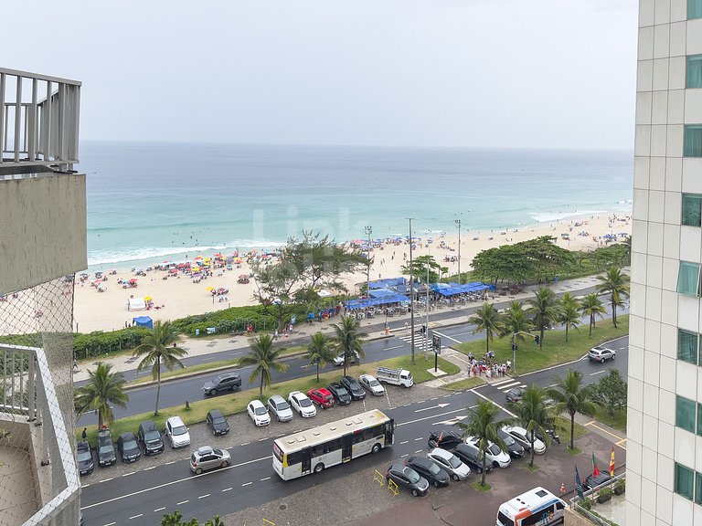 Apart Hotel Barra Palace com Vista Mar e Varanda B1-004