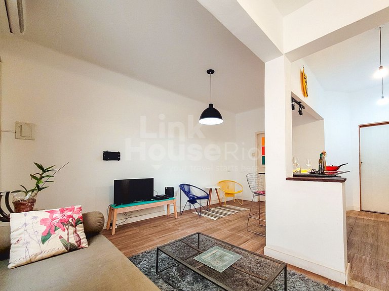 Lindo e Espaçoso Apartamento Entre Copa e Ipanema!