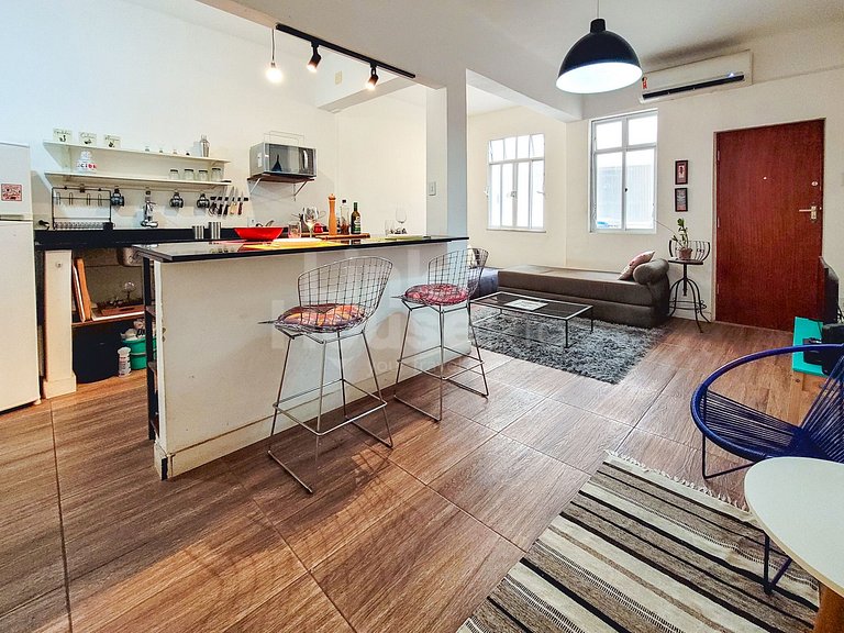 Lindo e Espaçoso Apartamento Entre Copa e Ipanema!