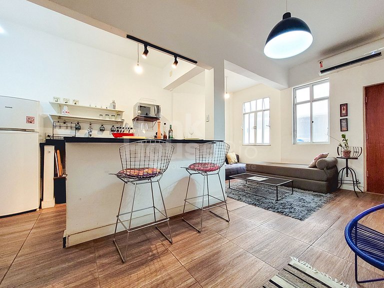 Lindo e Espaçoso Apartamento Entre Copa e Ipanema!