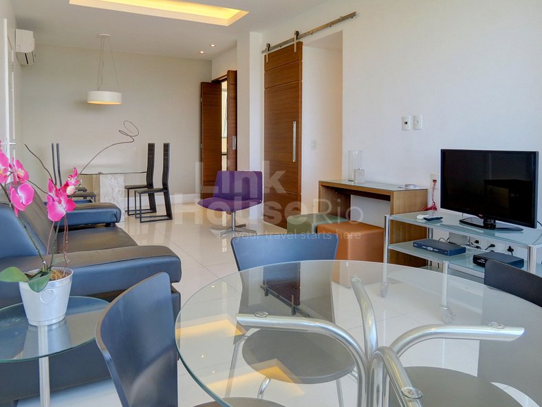 LinkHouse - MARAVILHOSO APARTAMENTO FRONTAL MAR COPACABANA #