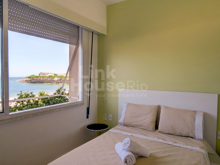 LinkHouse - MARAVILHOSO APARTAMENTO FRONTAL MAR COPACABANA #