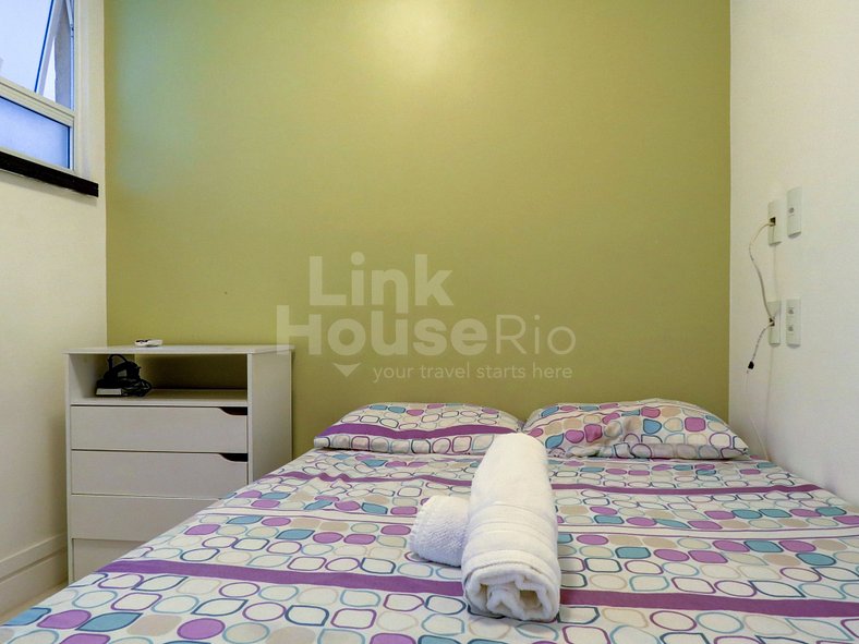 LinkHouse - MARAVILHOSO APARTAMENTO FRONTAL MAR COPACABANA #