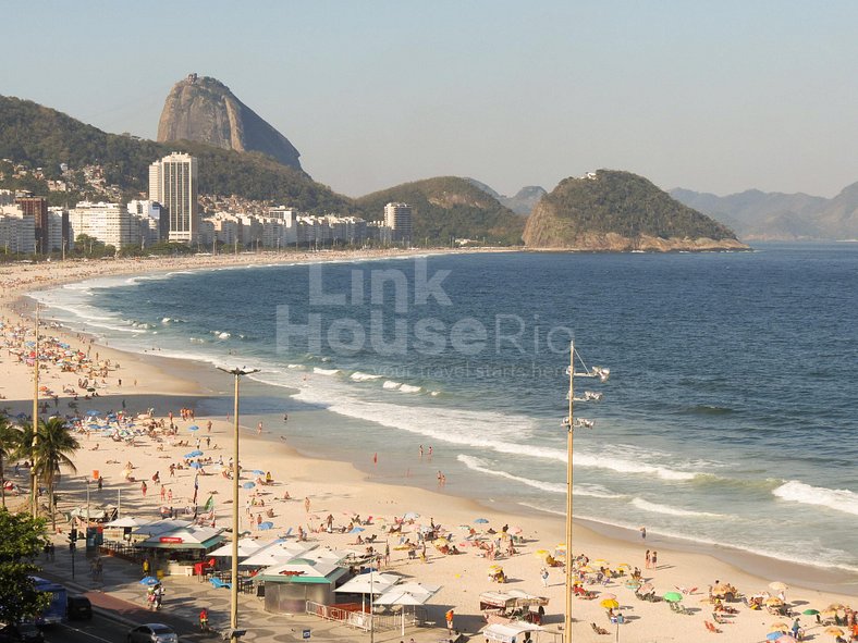 Vista Mar Incrível e Muito Conforto em Copacabana C11-001*